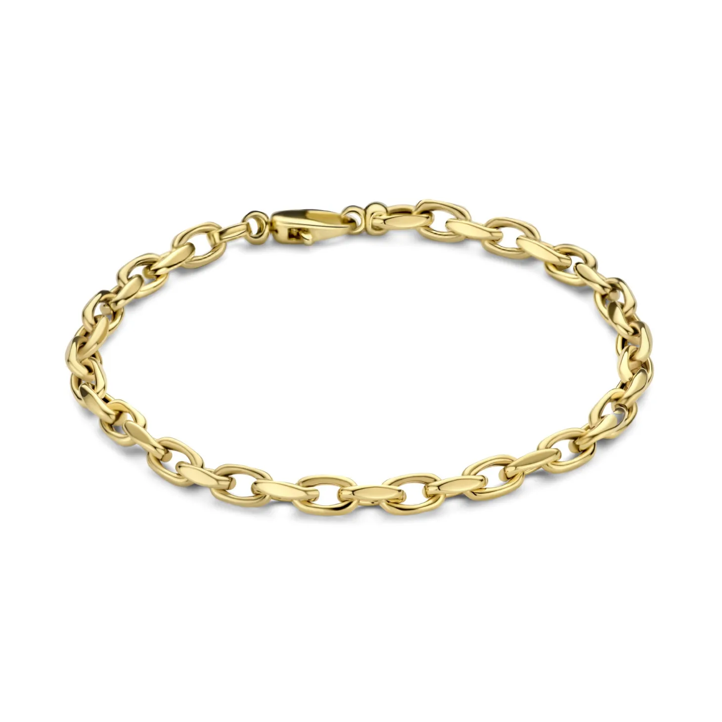 Isabel Bernard Aidee Camille 14 karaat gouden schakelarmband Best Sale
