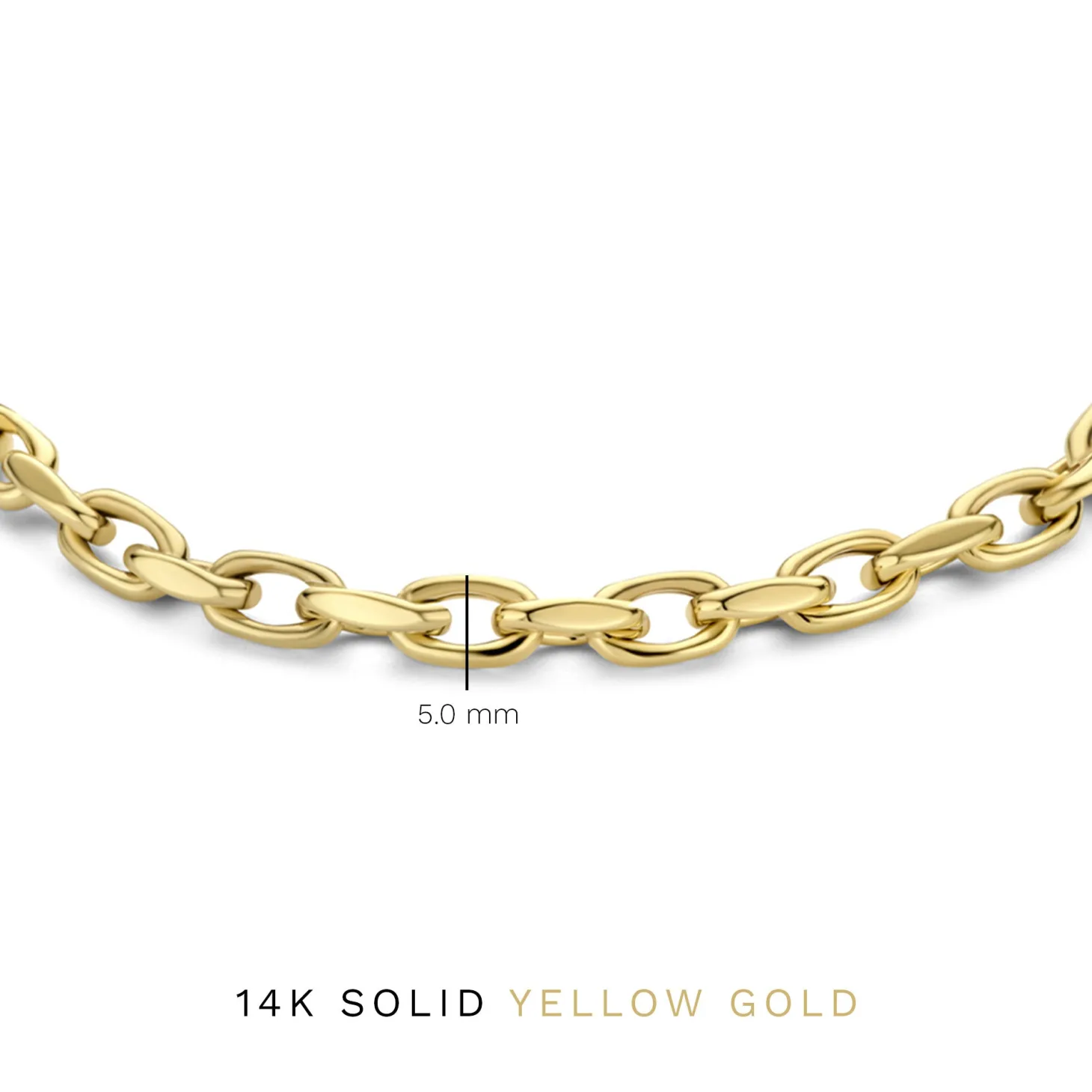Isabel Bernard Aidee Camille 14 karaat gouden schakelarmband Best Sale