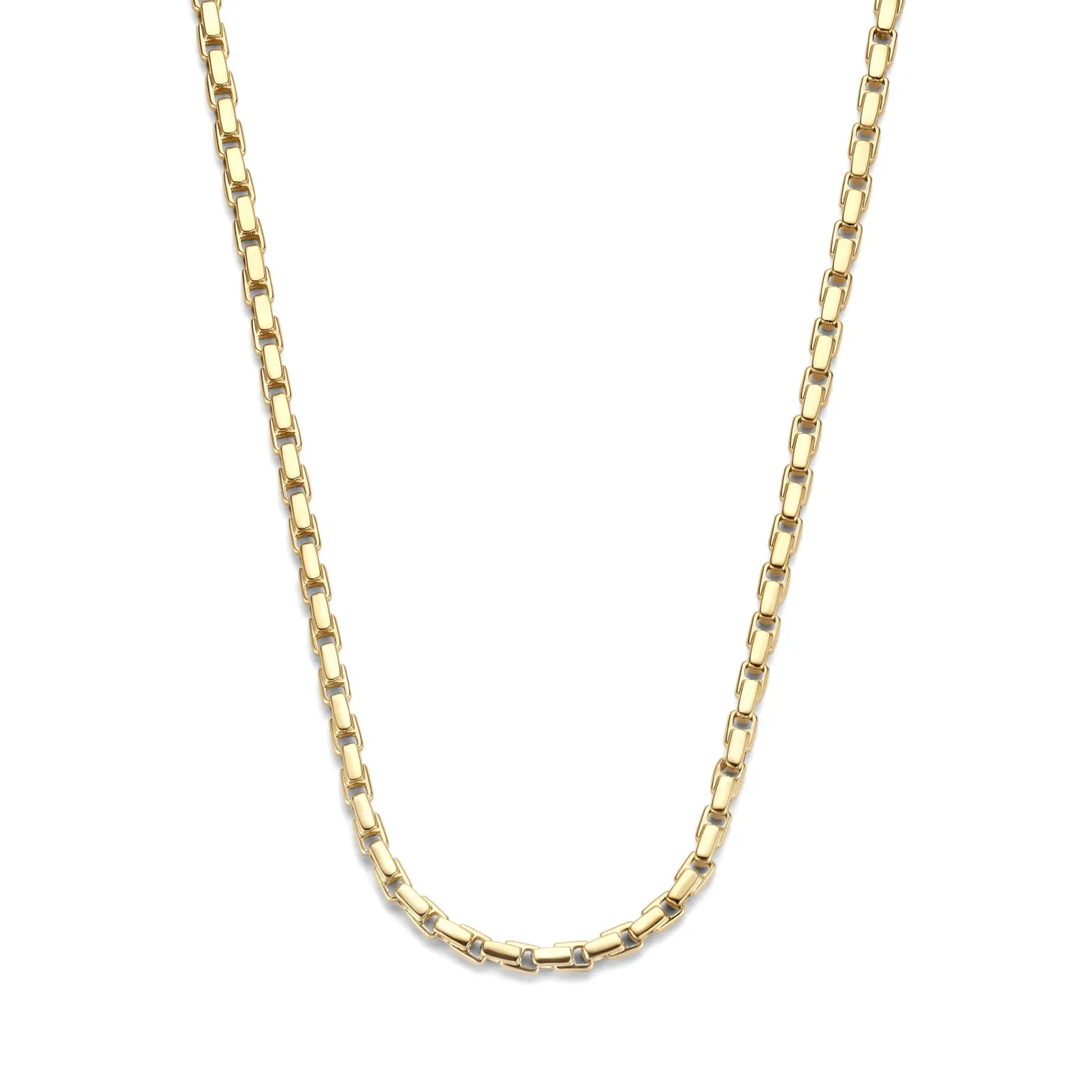 Isabel Bernard Aidee Gigi 14 karaat gouden collier met schakels Clearance
