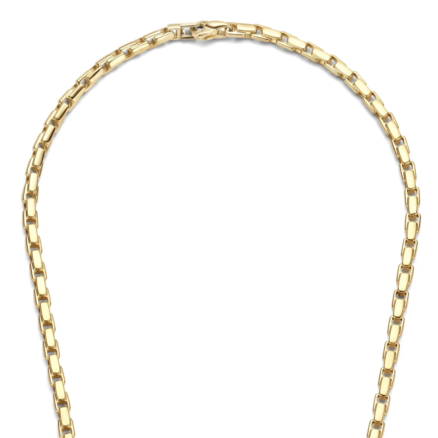 Isabel Bernard Aidee Gigi 14 karaat gouden collier met schakels Clearance