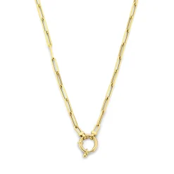 Isabel Bernard Aidee Odile 14 karaat gouden schakelketting Outlet