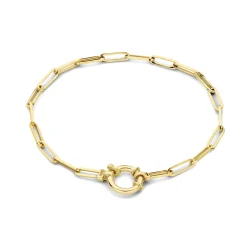 Isabel Bernard Aidee Odile 14 karaat gouden schakelarmband Sale