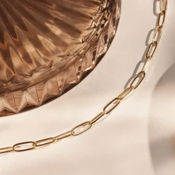 Isabel Bernard Aidee Odile 14 karaat gouden schakelketting Flash Sale