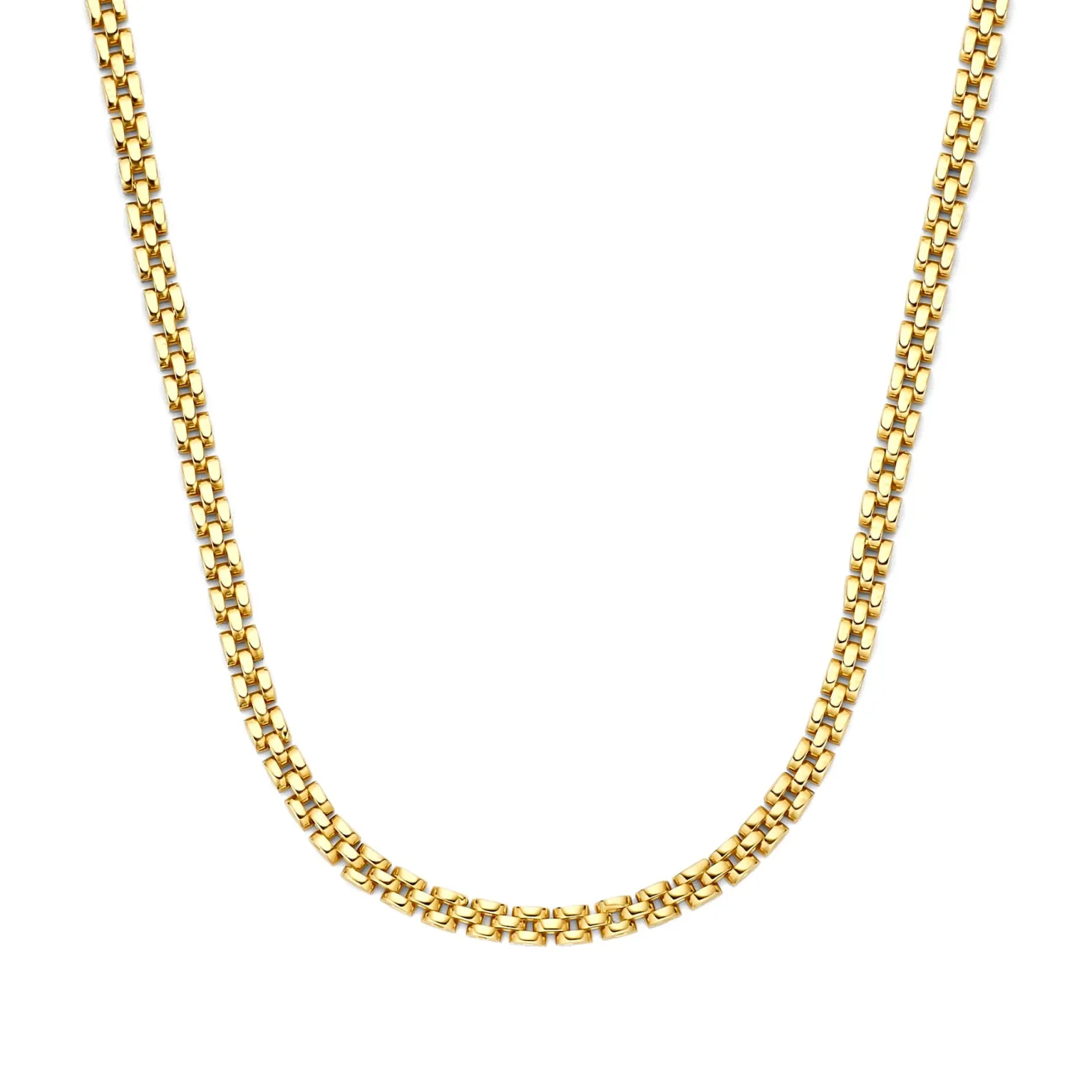 Isabel Bernard Aidee Rosine 14 karaat gouden schakelketting Online