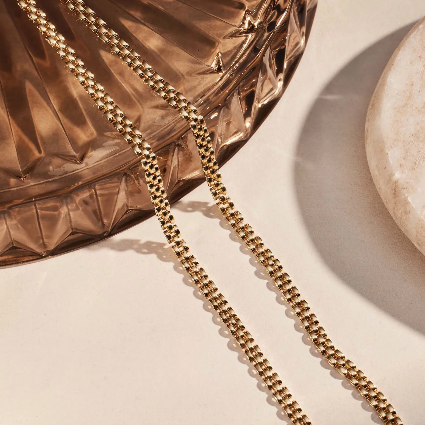 Isabel Bernard Aidee Rosine 14 karaat gouden schakelketting Online