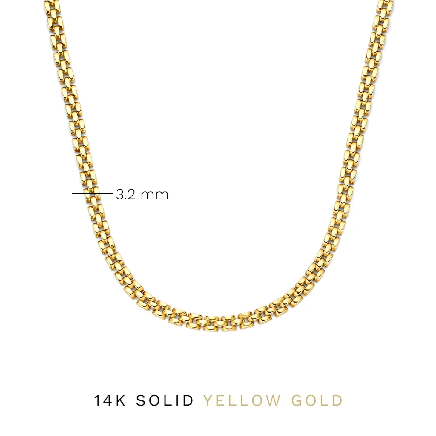 Isabel Bernard Aidee Rosine 14 karaat gouden schakelketting Online