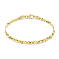 Isabel Bernard Aidee Rosine 14 karaat gouden schakelarmband New