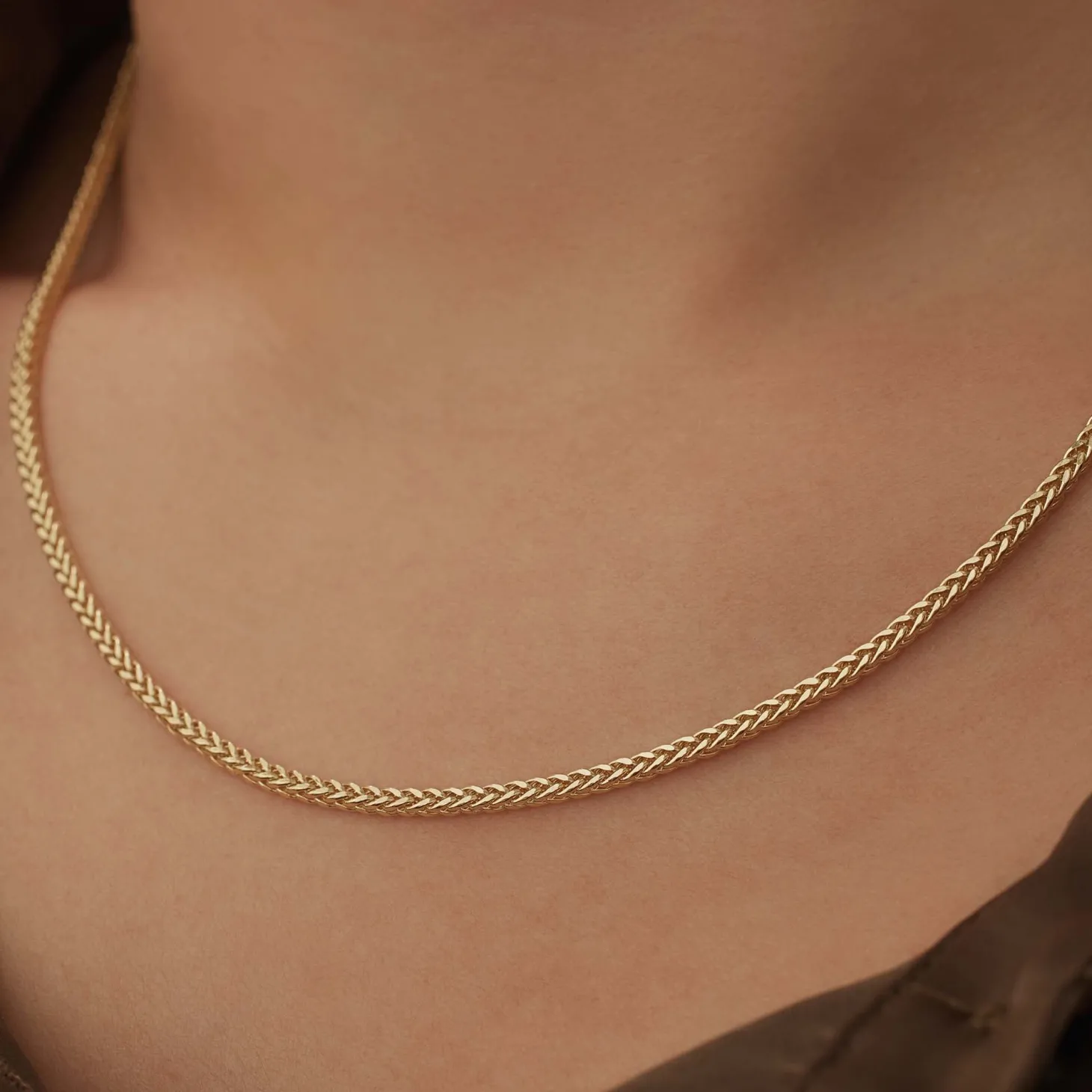 Isabel Bernard Aidee Sharla 14 karaat gouden schakelketting Best Sale