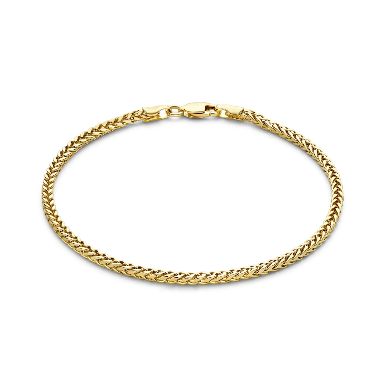 Isabel Bernard Aidee Sharla 14 karaat gouden schakelarmband New