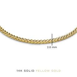 Isabel Bernard Aidee Sharla 14 karaat gouden schakelarmband New