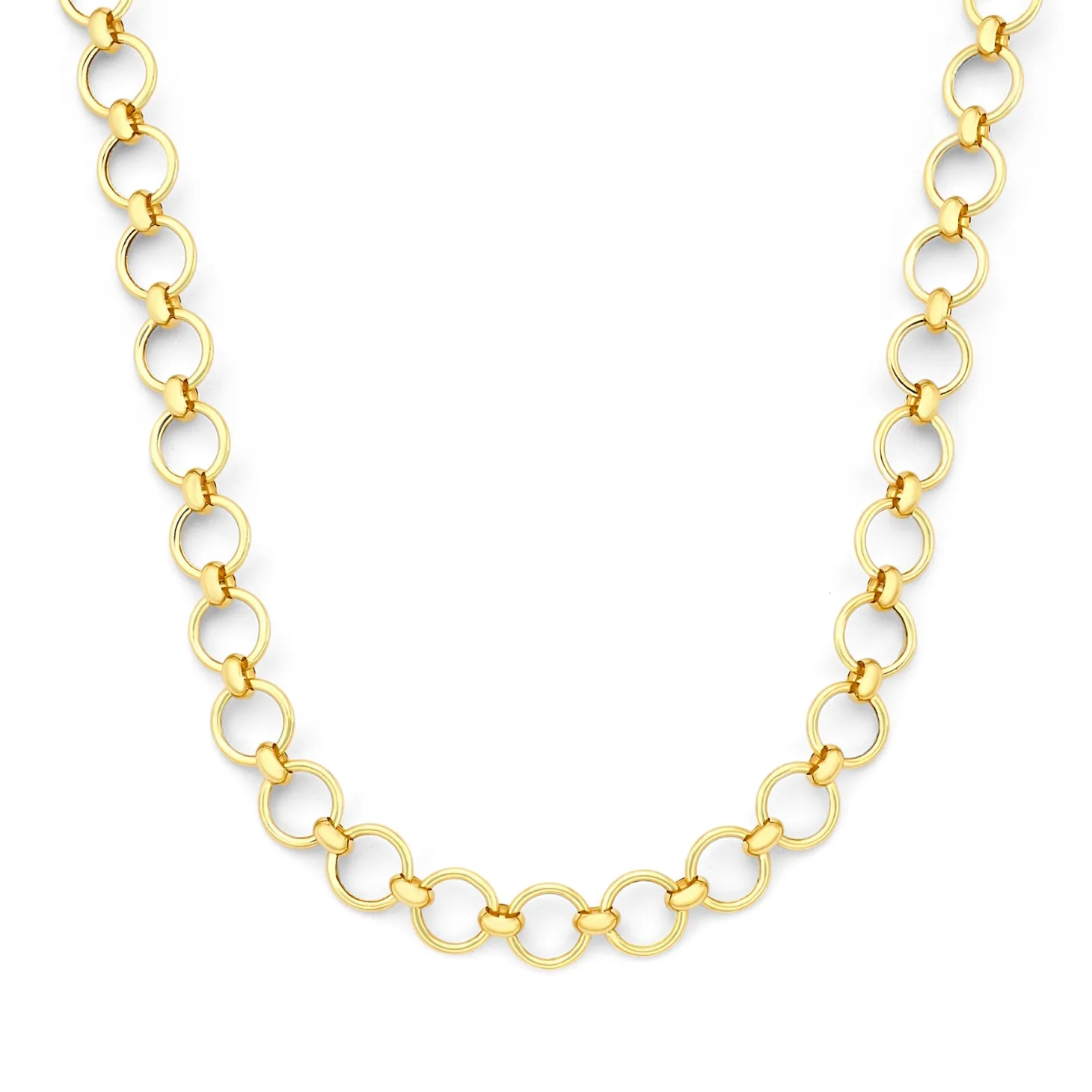 Isabel Bernard Belleville Axelle 14 karaat gouden schakelketting Best