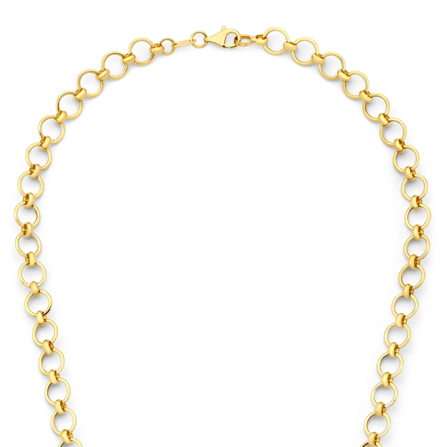 Isabel Bernard Belleville Axelle 14 karaat gouden schakelketting Best