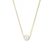 Isabel Bernard Belleville Luna 14 karaat gouden collier met zoetwaterparel Online