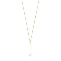 Isabel Bernard Belleville Luna 14 karaat gouden collier met zoetwaterparel Cheap