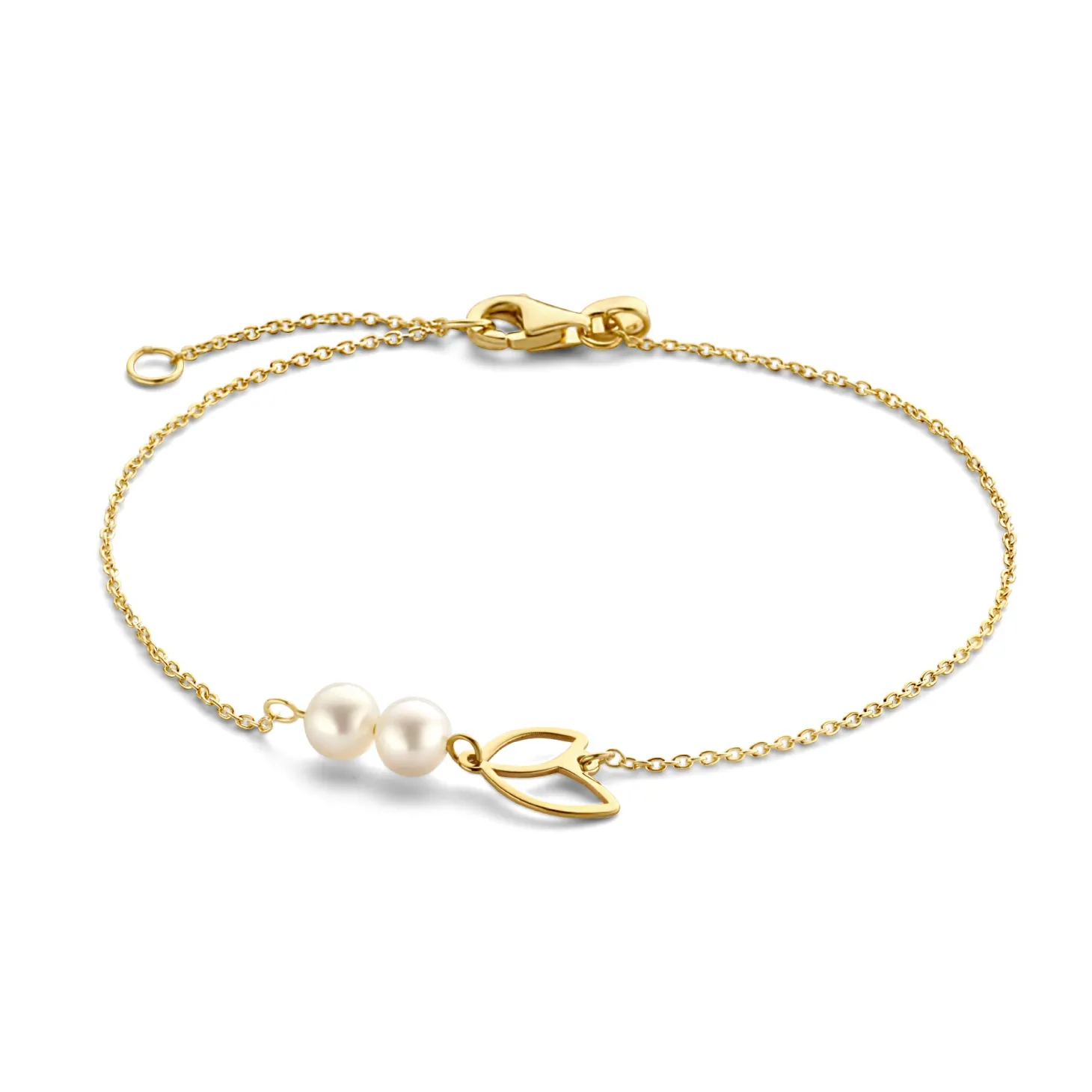 Isabel Bernard Belleville Noémi 14 karaat gouden armband met zoetwaterparels Cheap