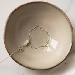 Isabel Bernard Belleville Noémi 14 karaat gouden armband met zoetwaterparels Cheap