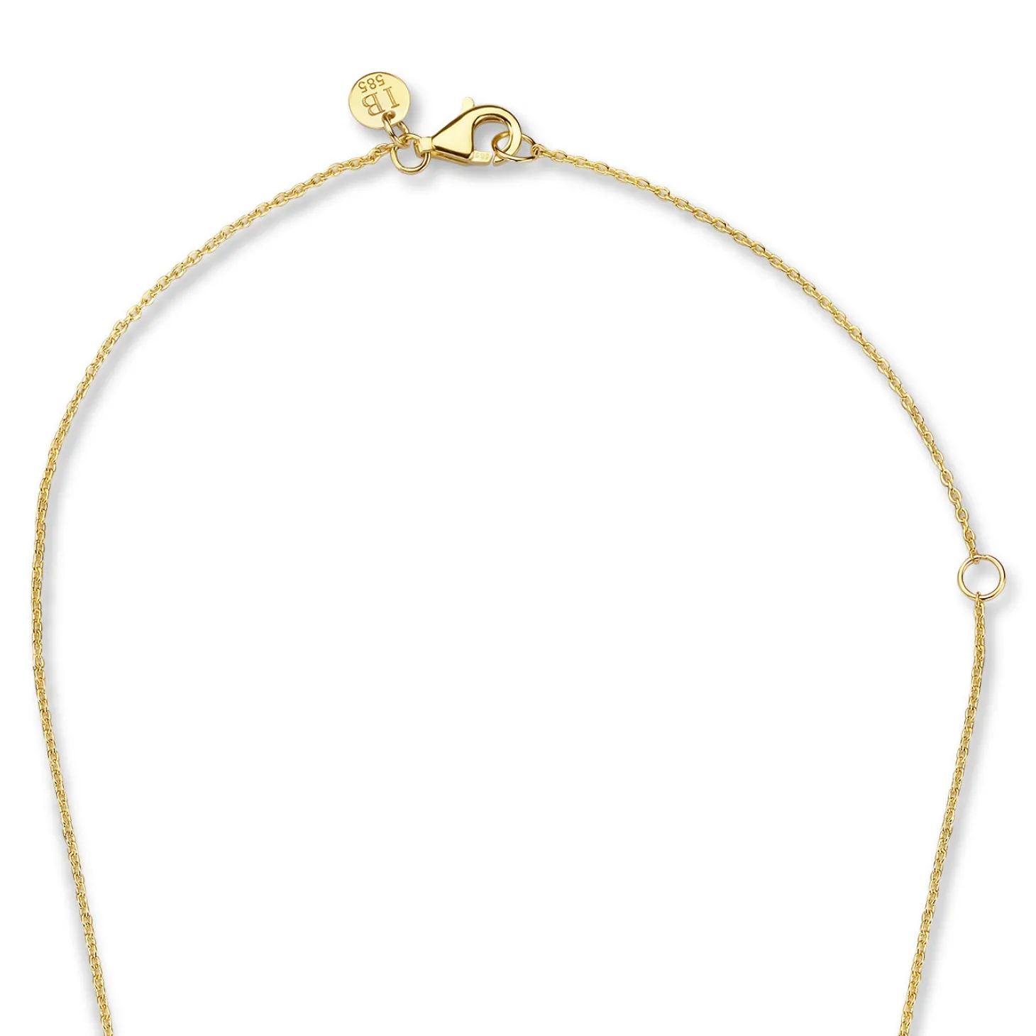 Isabel Bernard Belleville Nova 14 karaat gouden collier met parelmoer Hot