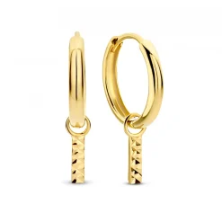 Isabel Bernard Cadeau d'Isabel 14 karaat gouden oorbellen set Fashion