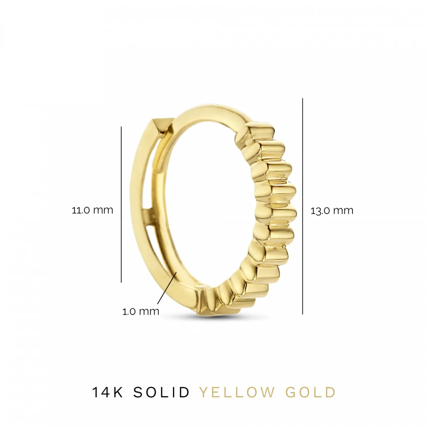 Isabel Bernard Cadeau d'Isabel 14 karaat gouden oorbellen set Best