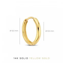 Isabel Bernard Cadeau d'Isabel 14 karaat gouden oorbellen set Fashion