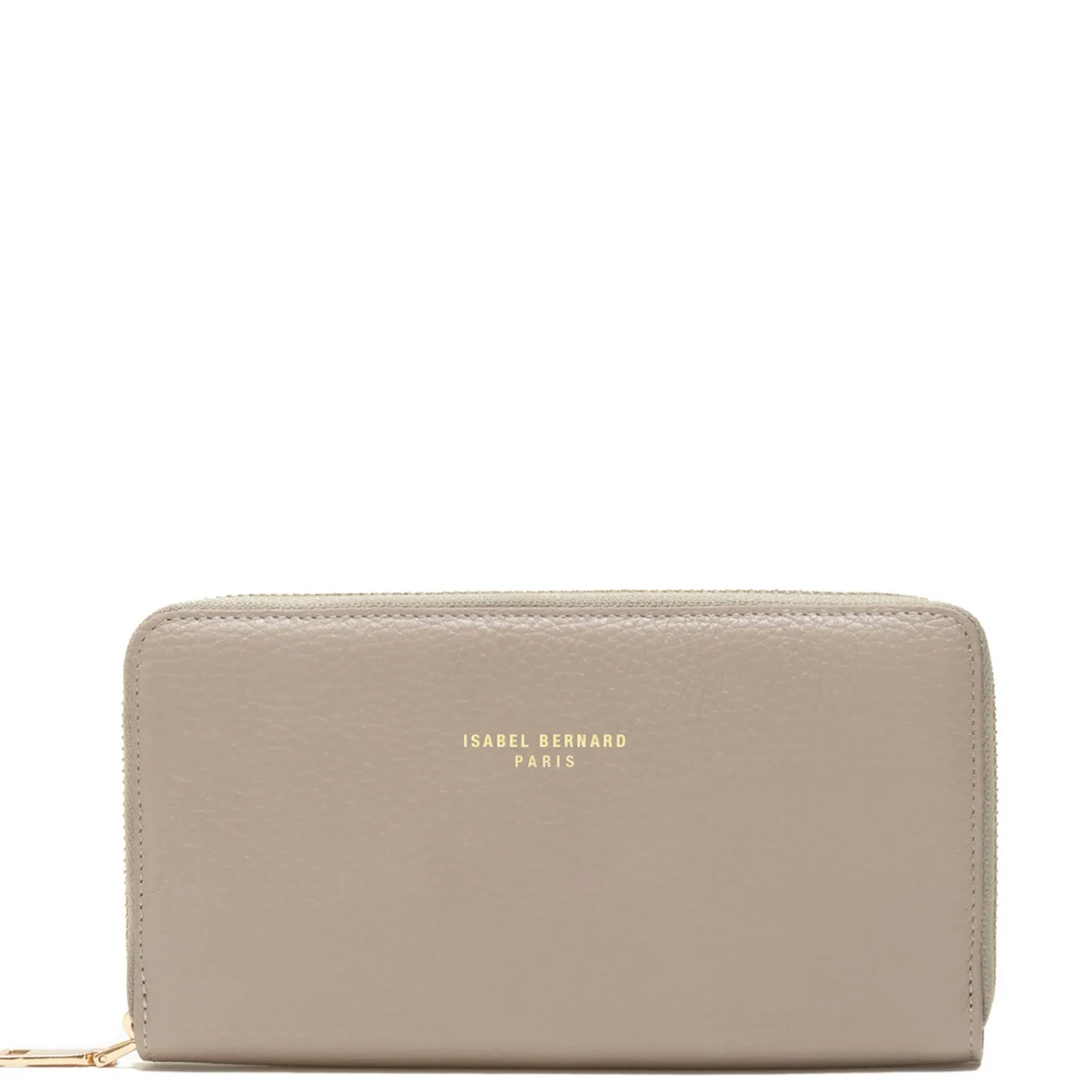 Isabel Bernard Cadeau d'Isabel taupe leren handtas en portemonnee giftset Best Sale