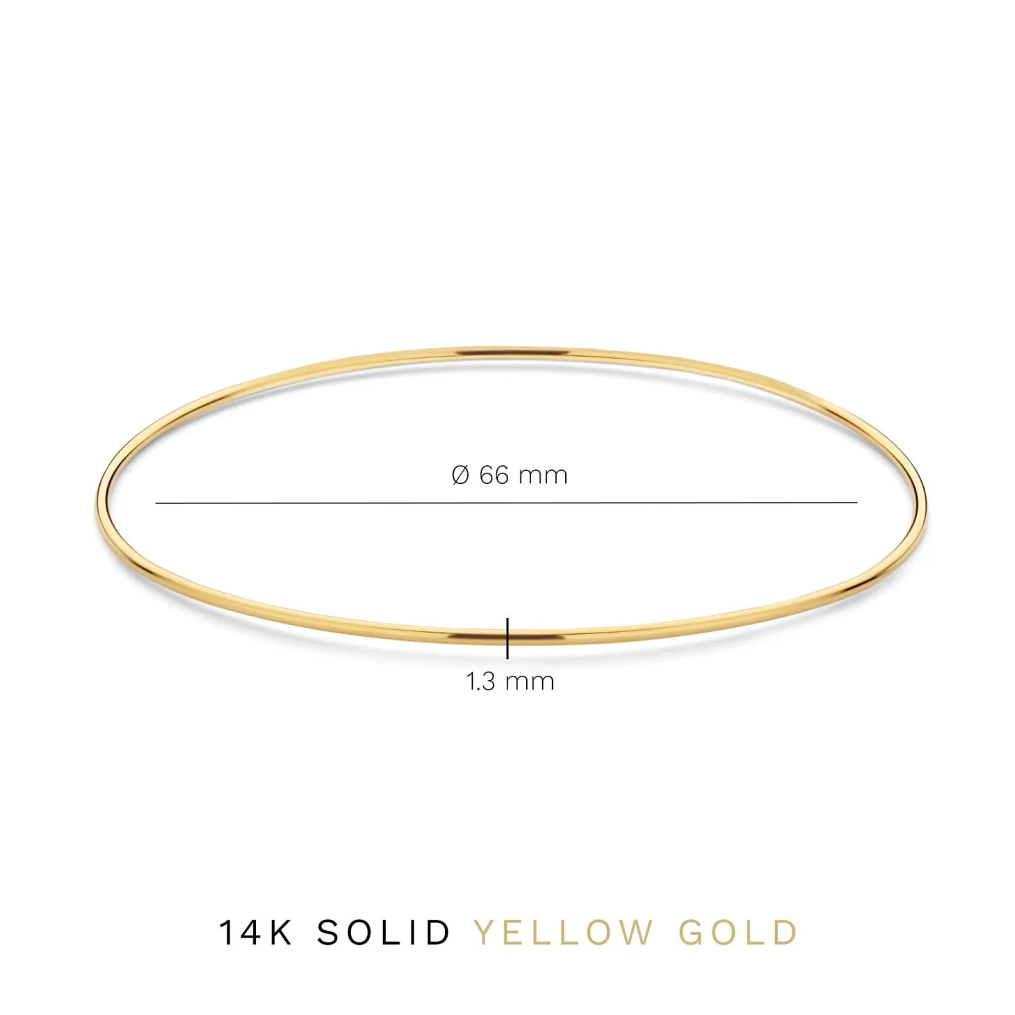 Isabel Bernard Cour d'Honneur Adora 14 karaat gouden bangle Outlet