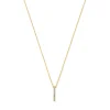 Isabel Bernard De la Paix Flavie 14 karaat gouden collier met diamant 0.06 karaat Cheap