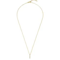Isabel Bernard De la Paix Flavie 14 karaat gouden collier met diamant 0.06 karaat Cheap