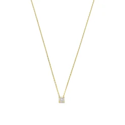 Isabel Bernard De la Paix Hanaé 14 karaat gouden collier met diamant 0.08 karaat Hot