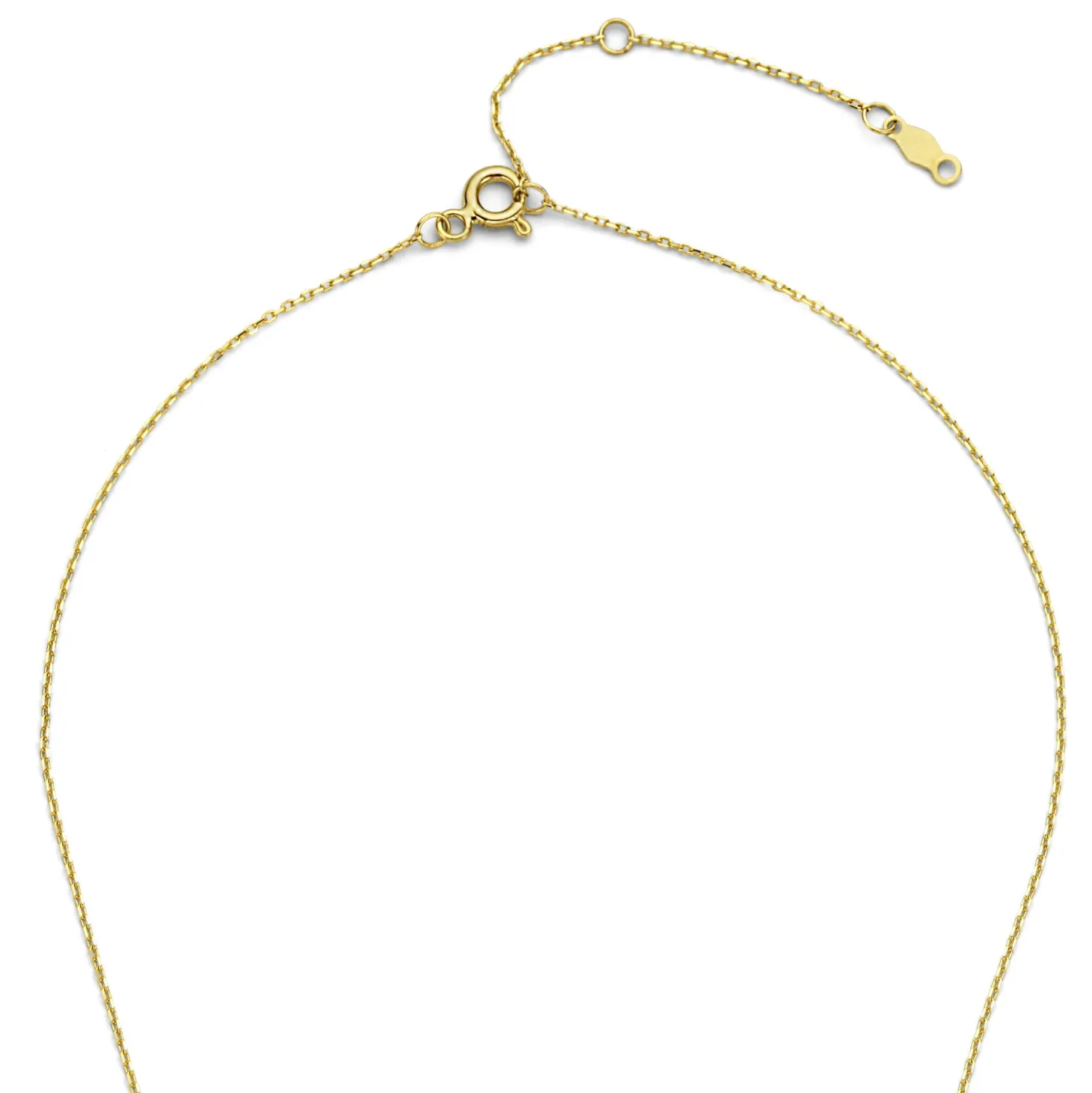 Isabel Bernard De la Paix Hanaé 14 karaat gouden collier met diamant 0.08 karaat Hot