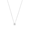 Isabel Bernard De la Paix Hanaé 14 karaat witgouden collier met diamant 0.14 karaat New