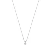 Isabel Bernard De la Paix Inaya 14 karaat witgouden collier met diamant 0.01 karaat Cheap