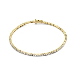 Isabel Bernard De la Paix Madeline 14 karaat gouden tennis armband met diamant 1.08 karaat Cheap