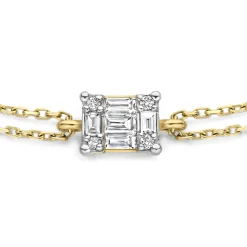 Isabel Bernard De la Paix Maxime 14 karaat gouden armband met diamant 0.10 karaat Best Sale