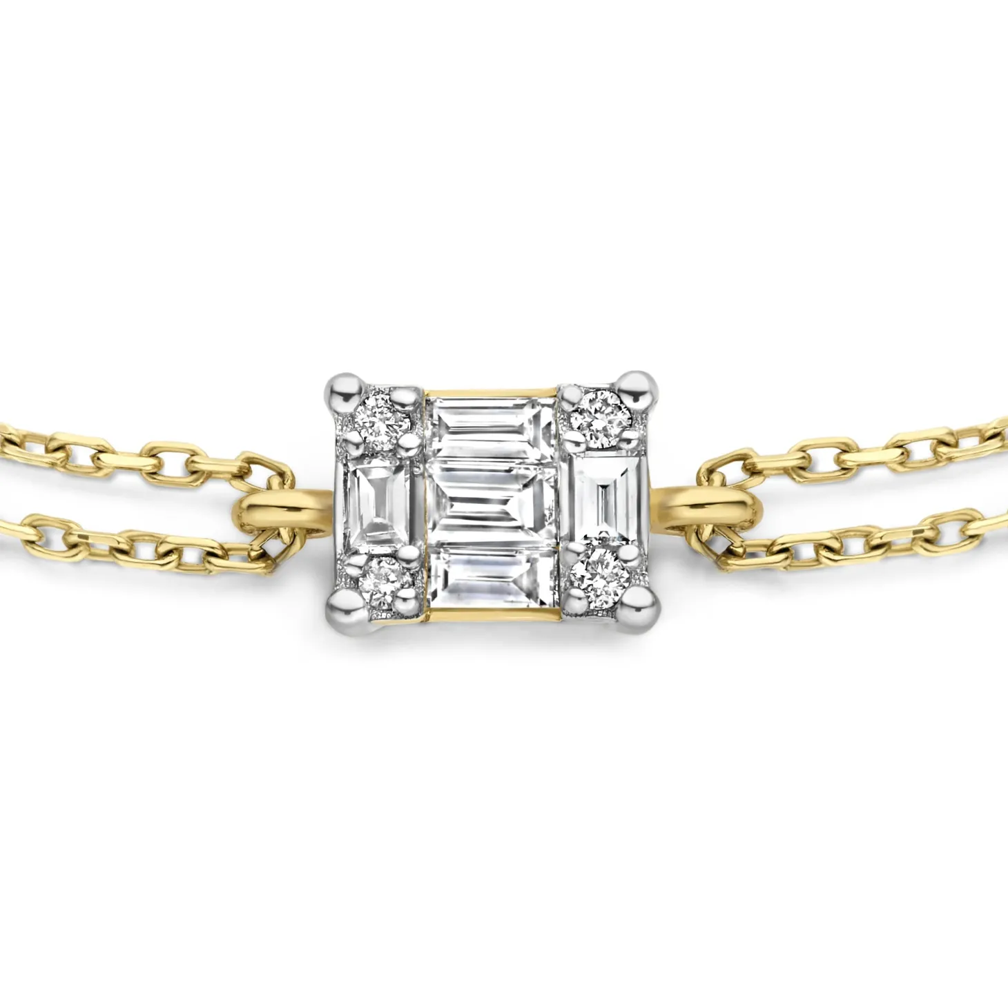 Isabel Bernard De la Paix Maxime 14 karaat gouden armband met diamant 0.10 karaat Best Sale