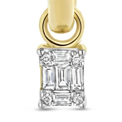 Isabel Bernard De la Paix Maxime 14 karaat gouden creolen met diamant 0.18 karaat Shop