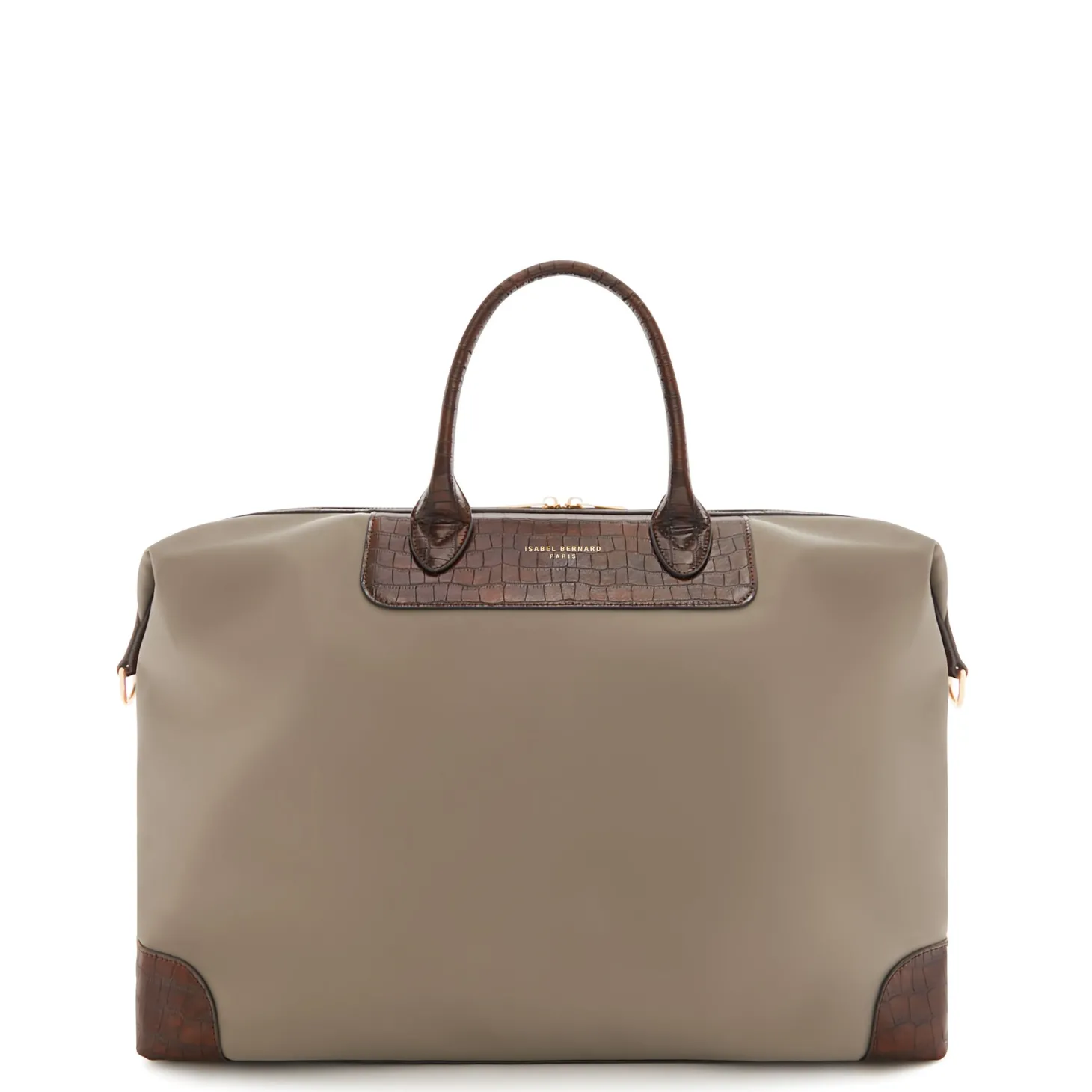 Isabel Bernard Du Louvre Celie taupe weekendtas klein Clearance
