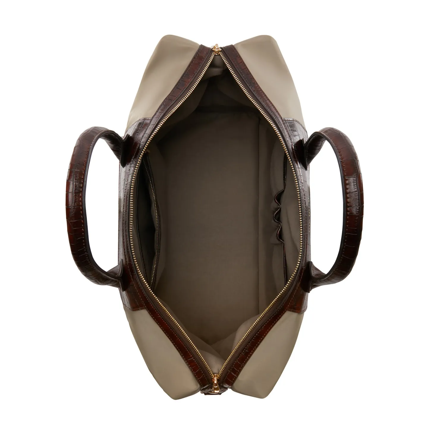 Isabel Bernard Du Louvre Celie taupe weekendtas klein Clearance