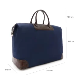 Isabel Bernard Du Louvre Clarice blauwe weekendtas middel Cheap