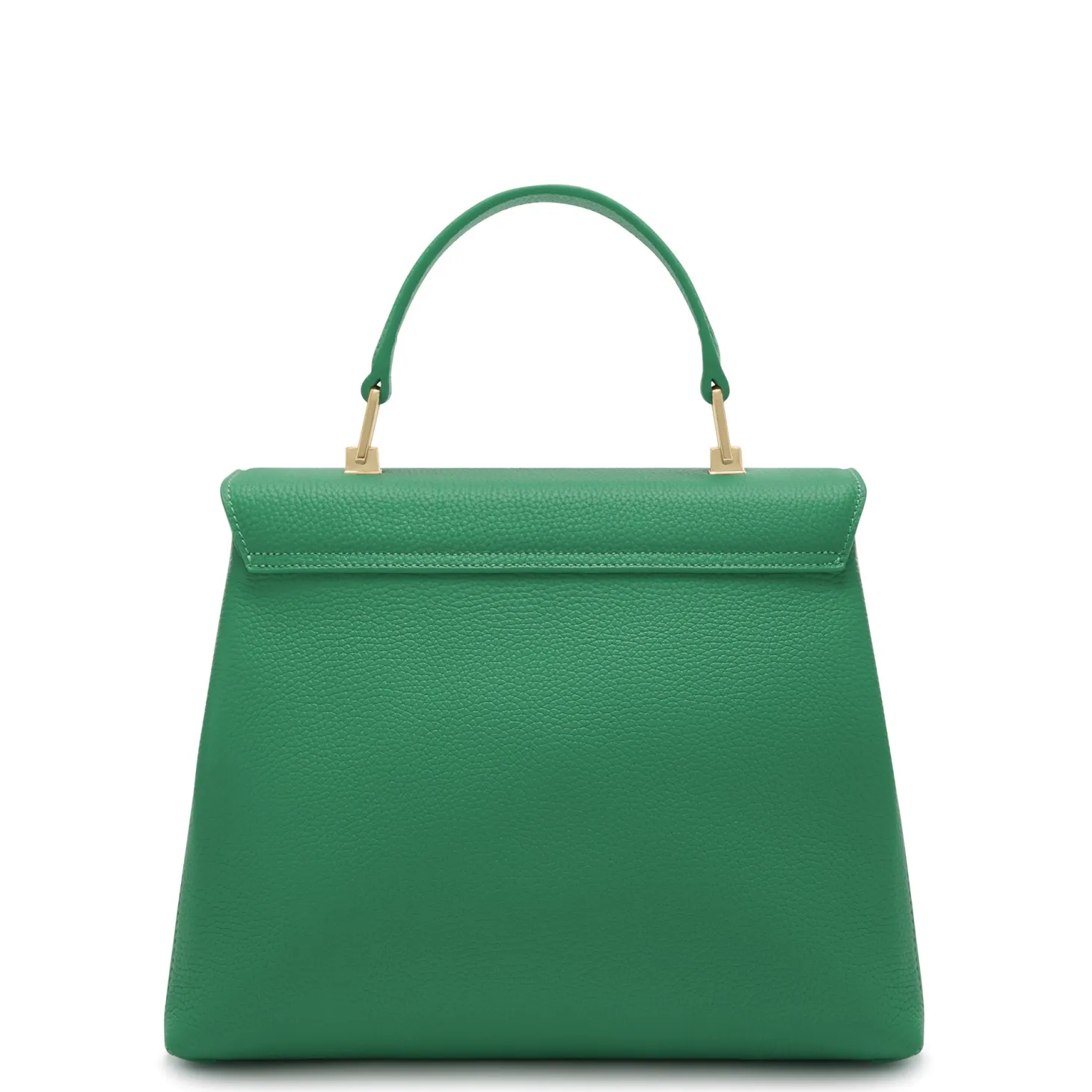 Isabel Bernard Femme Forte Gisel groene leren handtas van kalfsleer Discount