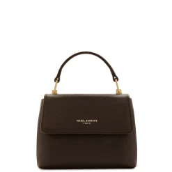 Isabel Bernard Femme Forte Heline bruine leren handtas van kalfsleer Flash Sale