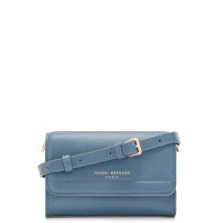Isabel Bernard Femme Forte Kim blauwe leren crossbody tas van kalfsleer Fashion