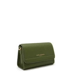 Isabel Bernard Femme Forte Kim groene leren crossbody tas van kalfsleer Flash Sale