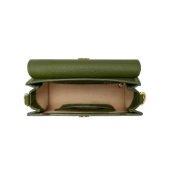 Isabel Bernard Femme Forte Kim groene leren crossbody tas van kalfsleer Flash Sale