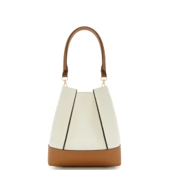 Isabel Bernard Femme Forte Minette crème leren handtas van kalfsleer Outlet
