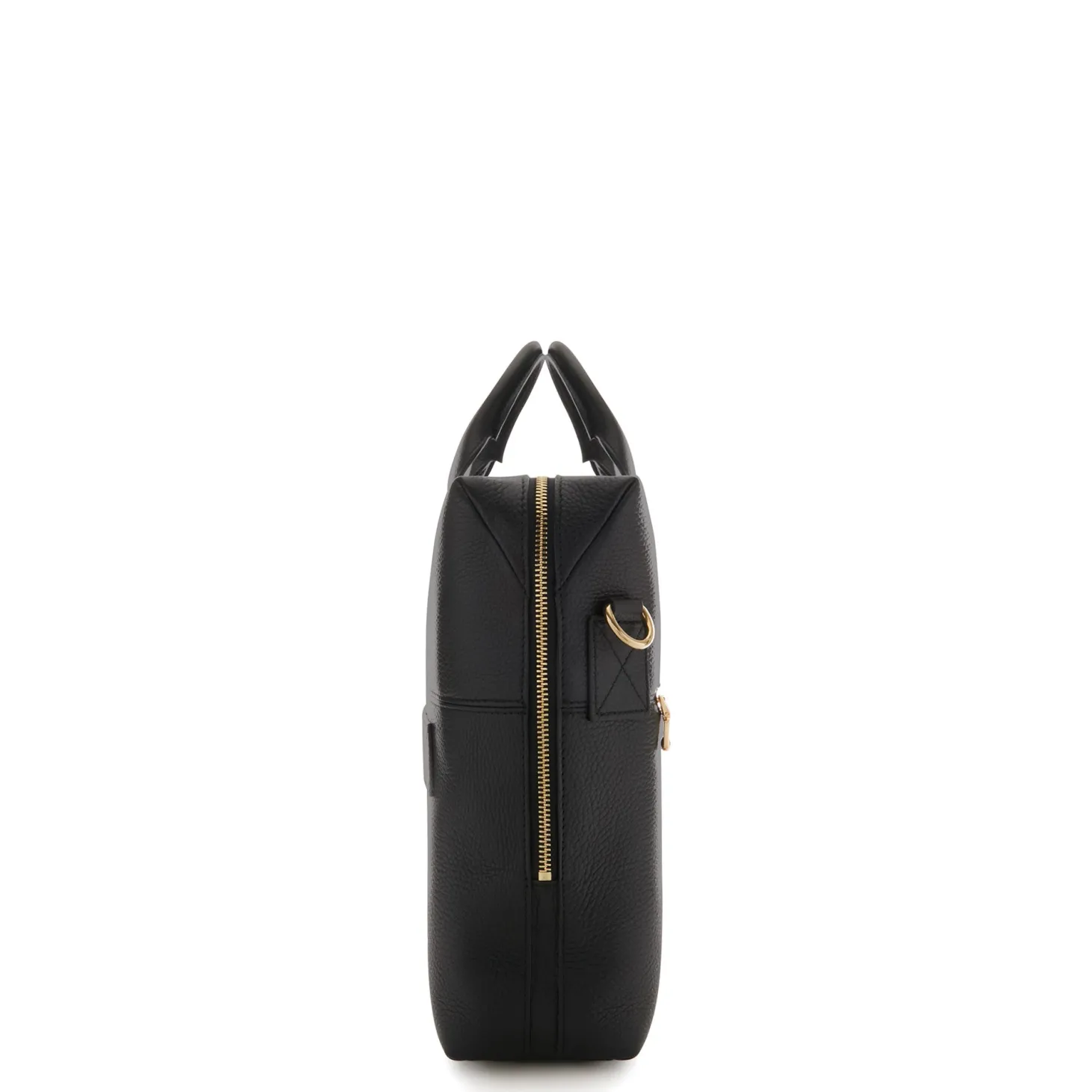 Isabel Bernard Honoré Anique zwarte leren handtas van kalfsleer met 16.4 inch laptopvak Flash Sale