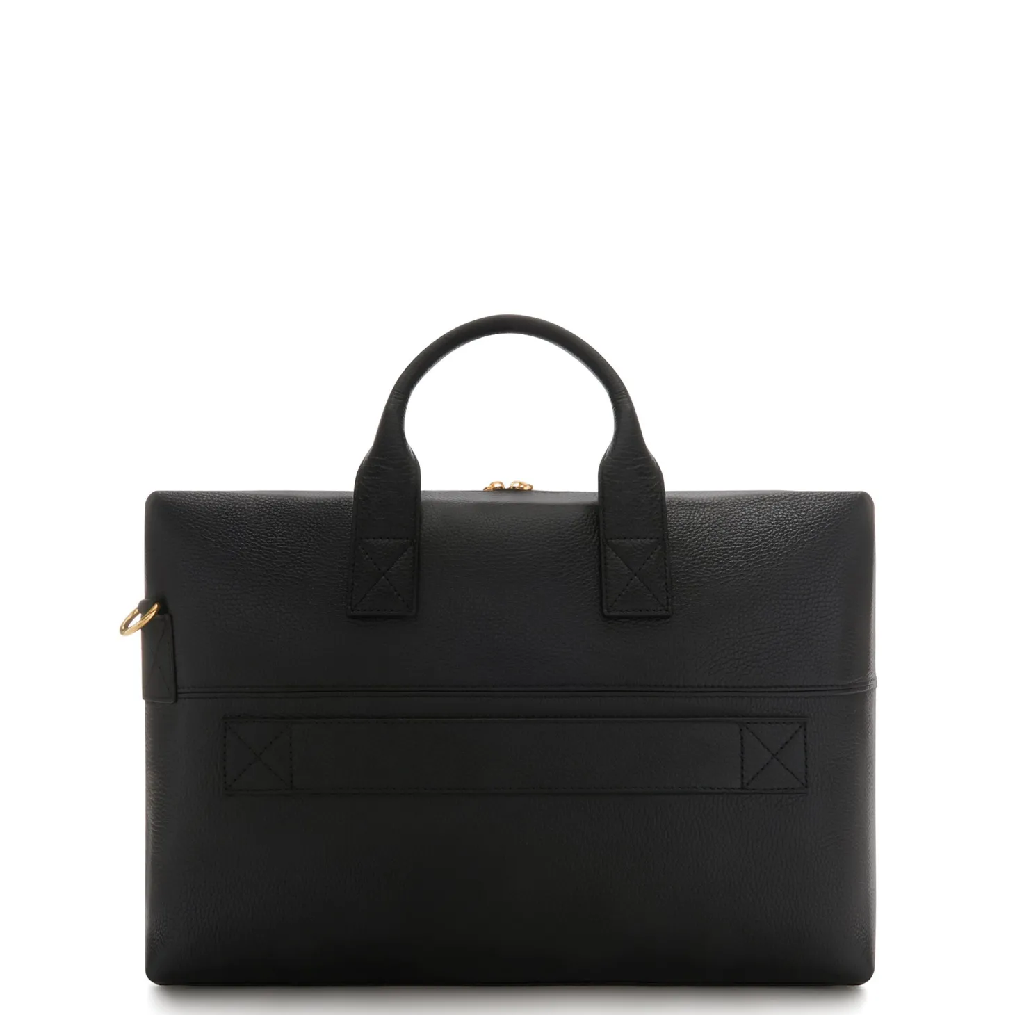 Isabel Bernard Honoré Anique zwarte leren handtas van kalfsleer met 16.4 inch laptopvak Flash Sale