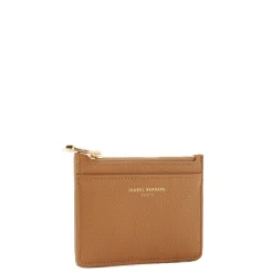 Isabel Bernard Honoré Aveline camel leren pasjeshouder van kalfsleer Sale