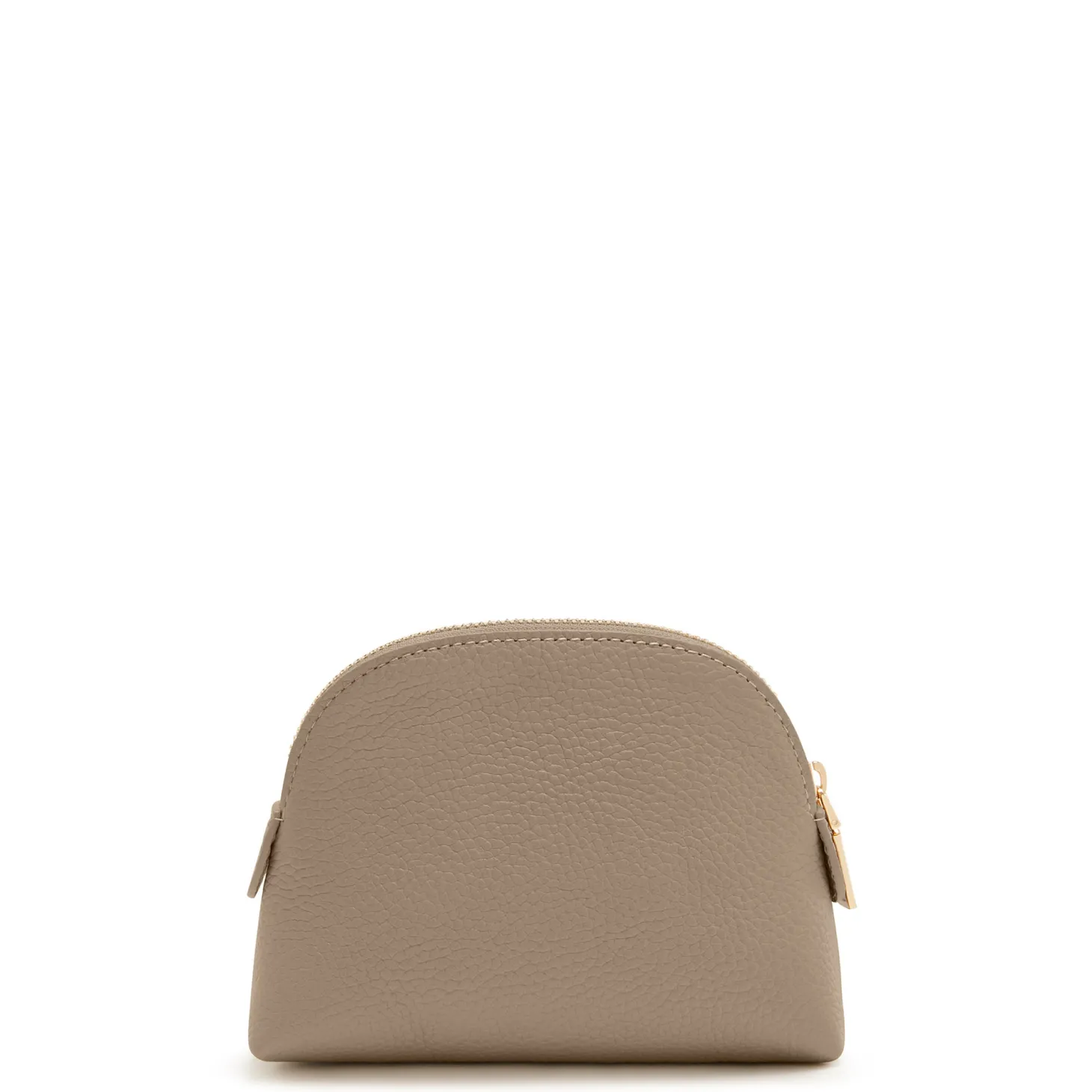 Isabel Bernard Honoré Babette taupe leren toilettas van kalfsleer Flash Sale