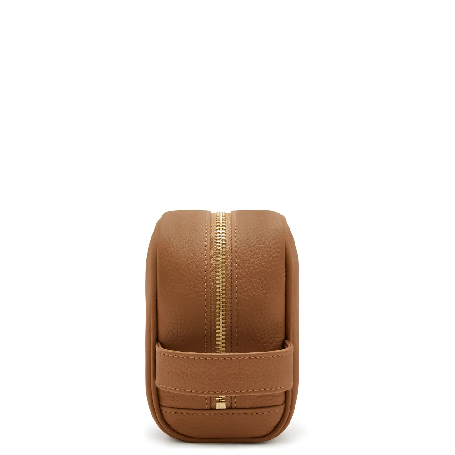 Isabel Bernard Honoré Blaize camel leren toilettas van kalfsleer Outlet